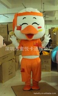 唐老鴨吉祥物--- Donald Duck [鴨子寶貝卡通服裝]雞鴨卡通兒童表演道具 舞臺(tái)表演服 鴨子卡通人