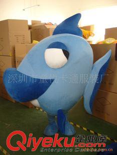 魚(yú)卡通服裝---fish 供應(yīng)海洋動(dòng)物卡通服裝/舞臺(tái)表演卡通行走人偶服裝/深海魚(yú)卡通人偶