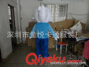 海豚卡通人偶---Dolphin mascot 2012新款海豚卡通服裝/可行走企業(yè)卡通/免費(fèi)戶外廣告卡通人偶