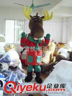 鹿---Deer 專業(yè)設計定做卡通人偶  Deer mascot costume 圣誕鹿卡通服裝