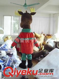 鹿---Deer 專業(yè)設計定做卡通人偶  Deer mascot costume 圣誕鹿卡通服裝