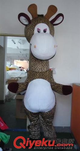 鹿---Deer 引進日本原裝漫畫卡通服裝技術/長頸鹿卡通服裝/Giraffe Mascot原始圖片2