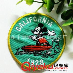 迪斯尼卡通系類(lèi) 定做電腦繡花 迪斯尼米老鼠Mickey Mouse刺繡布貼