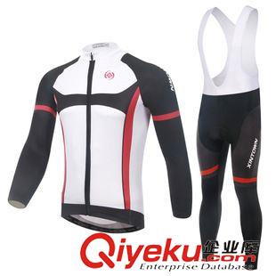 長(zhǎng)套裝/背帶套裝 XINTOWN騎士騎行服長(zhǎng)袖套裝 自行車服 春秋季吸濕排汗速干衣褲原始圖片2