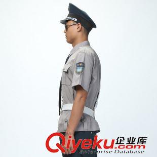 熱賣爆款 tj批發(fā)保安夏季短袖套裝新款透氣防御斜紋保安制服廠家直銷原始圖片2