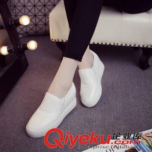 7月21日-31日新品 2015新款笑臉小白鞋歐洲站秋季白色zp板鞋系帶厚底休閑運動鞋女