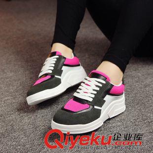 7月11日-20日新品 2015夏秋新款韓版zp厚底松糕女鞋休閑運動鞋女潮透氣旅游跑步鞋