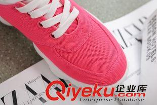 7月11日-20日新品 2015春夏季韓國透氣運動鞋女韓版休閑單鞋拼色厚底旅游鞋跑步鞋潮原始圖片3