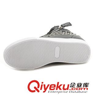 7月11日-20日新品 韓版秋季新款女高幫鞋頭層牛皮休閑鞋女鉚釘平底鞋健身運動單鞋潮原始圖片2