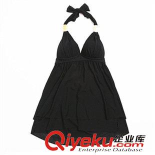 分體泳衣 韓版2015新款時尚三角裙式分體泳衣遮肚顯瘦女士分體泳衣原始圖片3