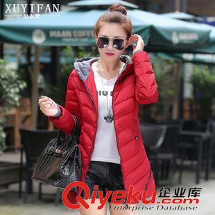 ★10月份女裝★ 實(shí)拍2015冬裝新款韓版修身輕薄女士羽絨服女中長(zhǎng)款加厚外套潮
