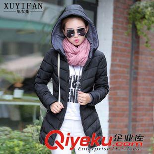 ★10月份女裝★ 實(shí)拍2015冬裝新款韓版修身輕薄女士羽絨服女中長(zhǎng)款加厚外套潮原始圖片2