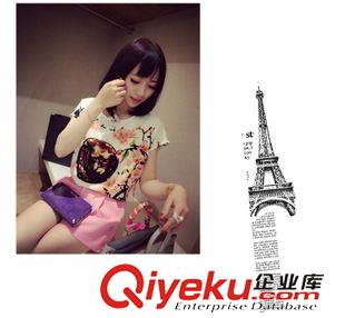 衛衣‖套裝 2015 夏季新款歐洲站女裝印花短袖真絲上衣T恤粉色短褲短裙套裝女原始圖片3