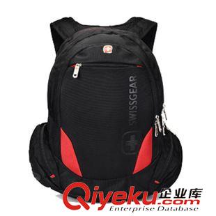 SWISSGEAR 瑞士軍刀雙肩包商務(wù)男士15寸多功能筆記本電腦背包黑色 SA-8118原始圖片3