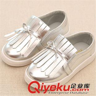 秋童鞋{dy}波 微信一件代發(fā)兒童鞋子 2015秋新款 女童豆豆鞋平底套腳韓版公主鞋