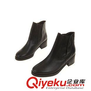 2015秋上新（現貨） 時尚韓版馬丁靴 女士皮靴短靴 廠家直銷靴子防滑耐磨 平底女靴原始圖片2