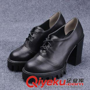 未分類 2015春秋新款鞋子英倫時(shí)尚女鞋粗跟高跟鞋防水臺(tái)深口女單鞋批發(fā)原始圖片3