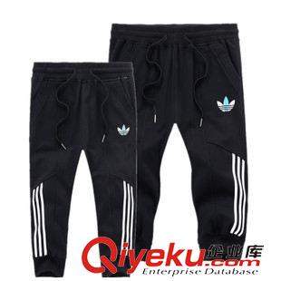 七分褲 廠家直銷2015春夏新款男士運(yùn)動(dòng)休閑七分褲純色純棉男式運(yùn)動(dòng)褲批發(fā)