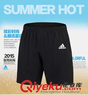 五分褲 2015夏季新款男裝休閑速干透氣運(yùn)動(dòng)短褲網(wǎng)球褲籃球褲一件代批發(fā)原始圖片2