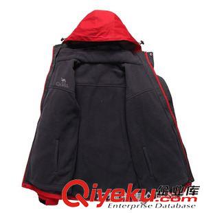 未分類 戶外情侶款抓絨衣保暖透氣可拆卸抓絨內膽軟殼衣 一件代發原始圖片3