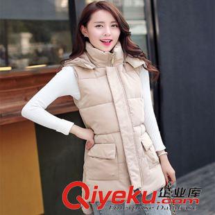 冬季。羽絨服 實(shí)拍秋冬新款韓版時尚修身戴指套中長款羽絨服女棉衣
