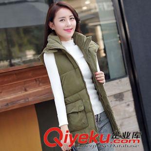 冬季。羽絨服 實(shí)拍秋冬新款韓版時(shí)尚修身羽絨服馬甲女中長連帽原始圖片2