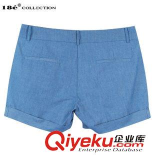 7月{dy}波 18e2015年夏季新款好面料彩色純色短褲棉質休閑褲M219K811