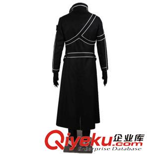 D-刀劍神域  kirito刀劍神域COSPLAY衣服定做桐谷和人 桐人 服裝 劍士服