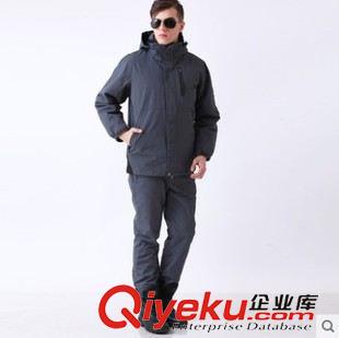 男式套裝 自由騎士沖鋒衣三合一兩件套新款戶外套裝8033+1061原始圖片2