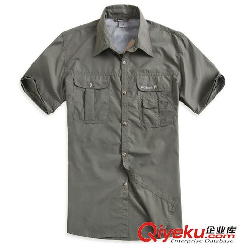 短袖襯衣 自由騎士戶外服裝男女防曬速干衣兩截速干襯衣快干衣0200原始圖片3
