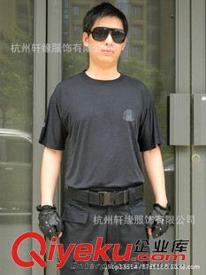 作戰(zhàn)腰帶 {bfb}雙絲光棉長短袖T恤 戶外POLICE圓領(lǐng)汗衫 軍迷體能訓練汗衫