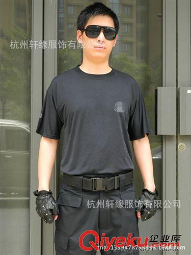 作戰(zhàn)腰帶 {bfb}雙絲光棉長短袖T恤 戶外POLICE圓領(lǐng)汗衫 軍迷體能訓練汗衫