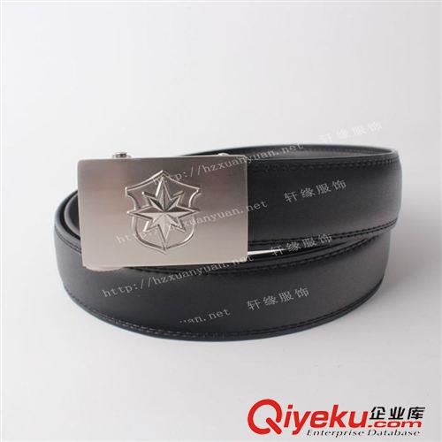 保安武裝帶 新款保安服內(nèi)腰帶 牛皮腰帶 黑色腰帶 武裝帶 外腰帶原始圖片3