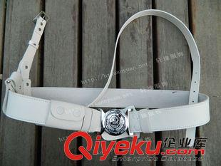保安武裝帶 新款真牛皮保安外腰帶武裝帶治安巡邏斜跨帶演出禮儀腰帶執(zhí)勤腰帶原始圖片3