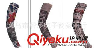 紋身袖套 D組合紋身袖套刺青套袖大花臂手臂套防曬防紫外線騎行釣魚袖套原始圖片2