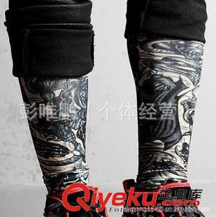 紋身袖套 新款黑暗系紋身袖套組合 大花臂 防曬扮酷 促銷佳品原始圖片3