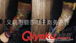 紋身袖套 紋身袖套 鬼節用品 防曬防紫外線 戶外運動 聚會裝飾 中國風套袖原始圖片2