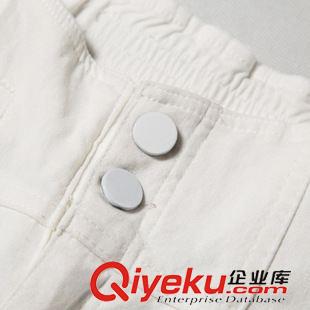 春夏女式休閑褲 實(shí)拍水洗打底褲外穿2015韓版新彈力顯瘦大碼高腰褶皺小腳褲女潮褲原始圖片2