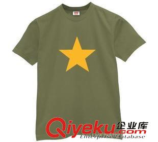 圓領T恤（T-shirts） 歐休閑風格全棉精梳面料圓領短袖T恤衫  品牌文化衫OEM