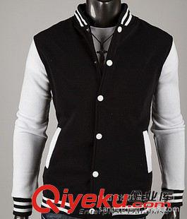 棒球夾克(baseball Jackets) 男式衛(wèi)衣、絨衫系列 青少年休閑夾克原始圖片3