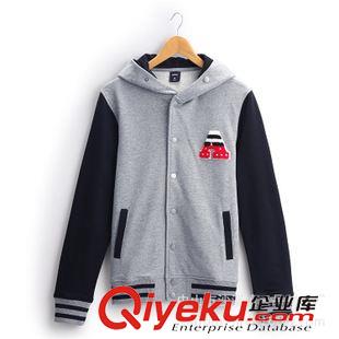 棒球夾克(baseball Jackets) 定制韓版女式棒球衛(wèi)衣 女式純棉運(yùn)動(dòng)夾克