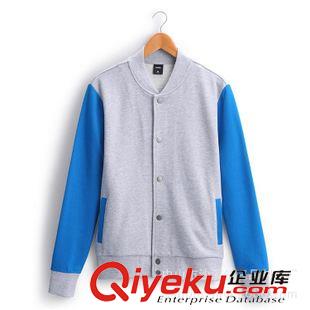 棒球夾克(baseball Jackets) 定制韓版女式棒球衛(wèi)衣 女式純棉運(yùn)動(dòng)夾克原始圖片3