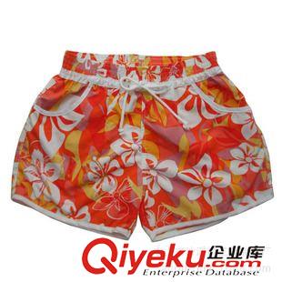 沙灘褲(Beach Pants) 女式沙灘褲系列 女式數(shù)碼印桃皮絨沙灘褲