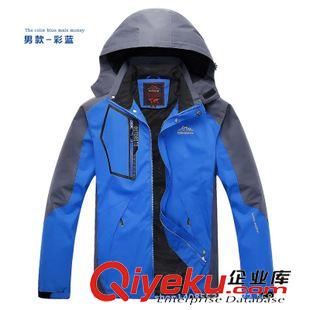 沖鋒衣  春季新款沖鋒衣男女情侶款防風(fēng)防水透氣登上服戶外探險(xiǎn)外套5801原始圖片3