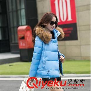棉衣 6601 實拍冬季新款棉衣女韓版修身A版時尚糖果色連帽短款羽絨服原始圖片3