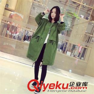 呢子大衣 1649#韓國(guó)東大門代購(gòu)2015秋冬女裝新款毛呢大衣韓版寬松呢子外套