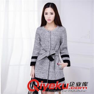 呢子大衣 秋冬新款小香風(fēng)毛呢外套 韓版時尚連衣裙羊絨大衣貂毛領(lǐng)套裝