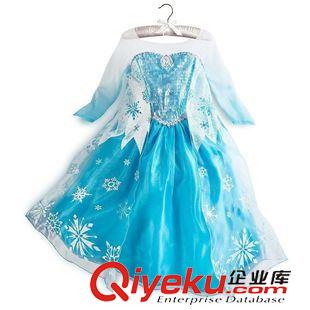 童裙 一件代發(fā) 2015新款冰雪奇緣兒童演出服舞蹈裙連身公主裙蓬蓬裙