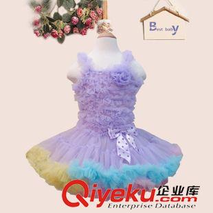 tutu dress 童裙批發(fā) 女童超柔軟紗拼接可愛小公主蓬蓬舞蹈裙 8種顏色可選