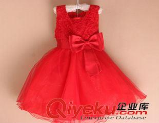 小組 gd童裝 小女童連衣裙禮服裙子 節日慶典盛裝服兒童表演大花裙原始圖片3